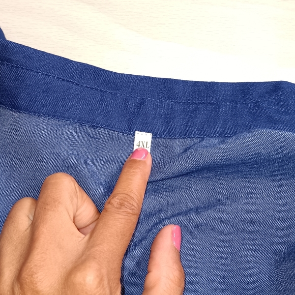 Plus Size Women Elegant Basic Denim Sleeveless Bodycon Slip Dress - Picture 6 of 16